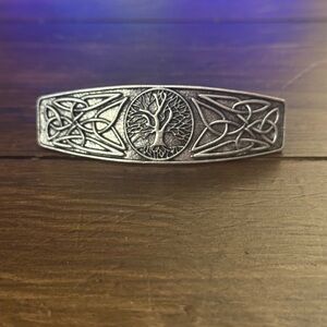 Silver Celtic Tree of Life Barrette